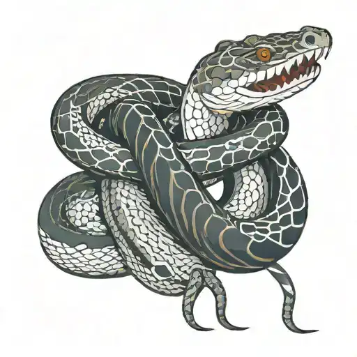 Snake Wrapped Loosely