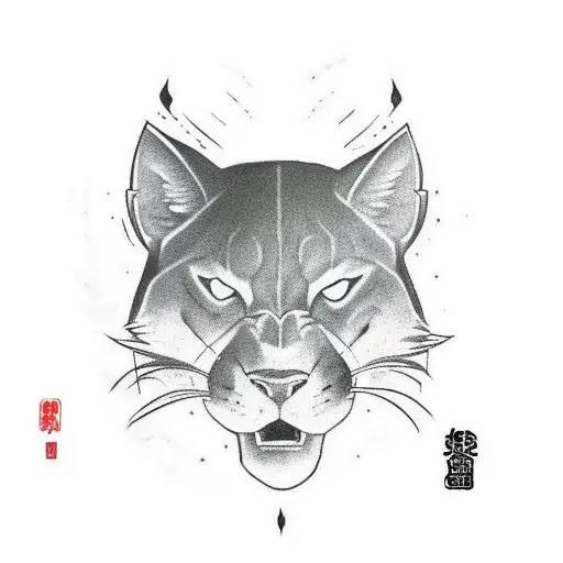 Black Panther Laying Down