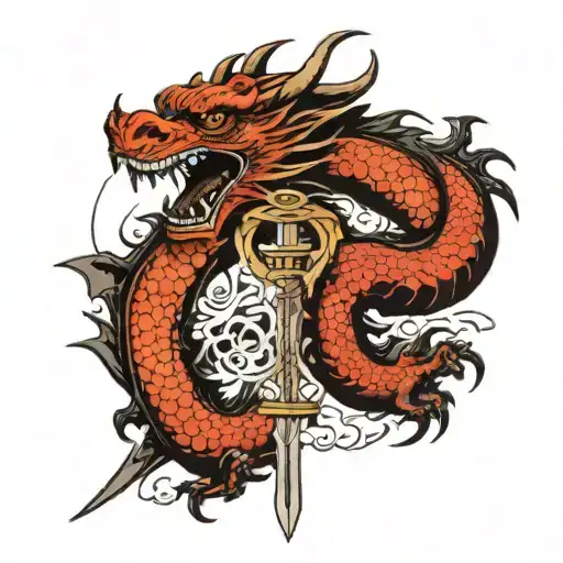 Katana Libra Dragon