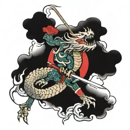 Katana Libra Dragon