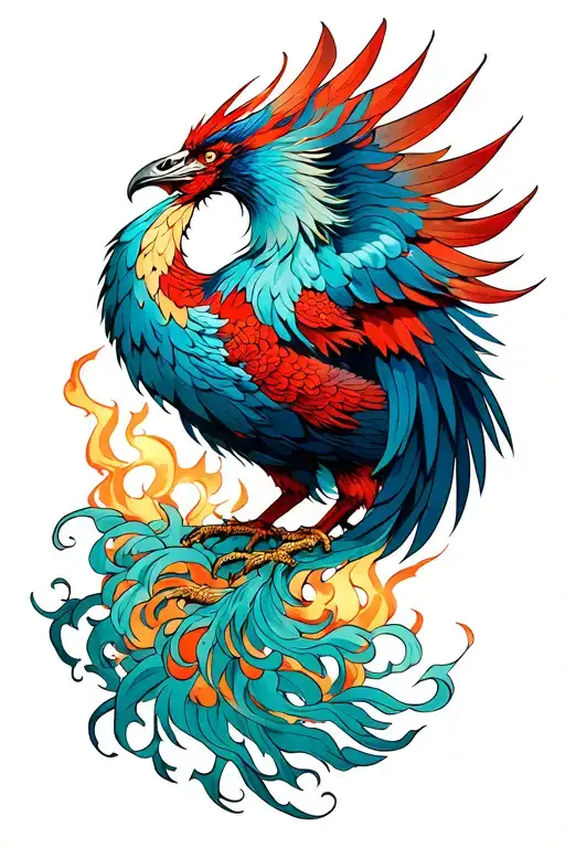 Phoenix Rising From The Ashes