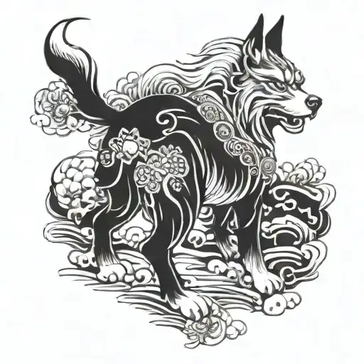 Chinese Dog Full Back