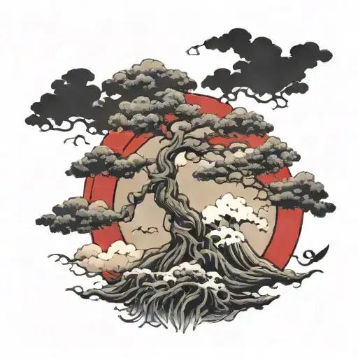 Akatsuki Cloud And The Tree Of Life