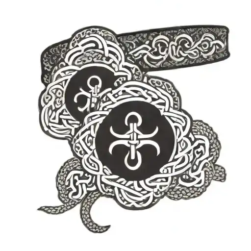 Wrist Band Made Of Infinite Knot Symbol