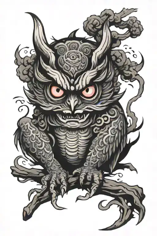 Oni Demon Owl