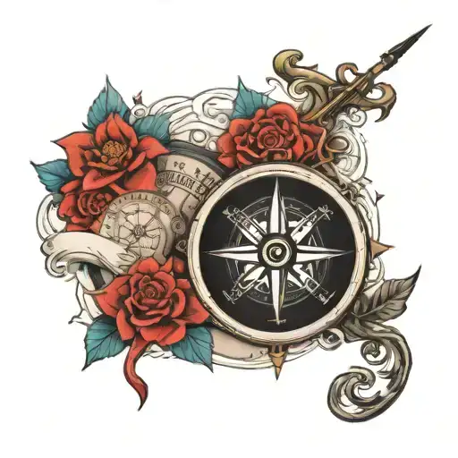 Compass Mixed With Madrid And Dublin