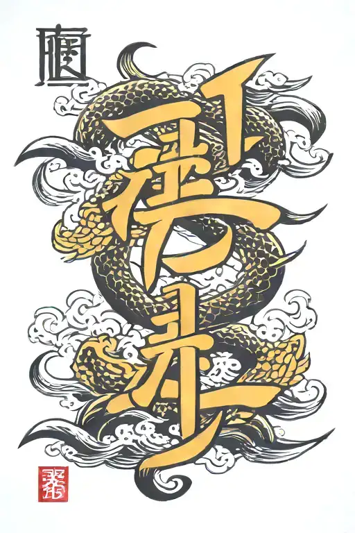 Strenght Kanji Symbol