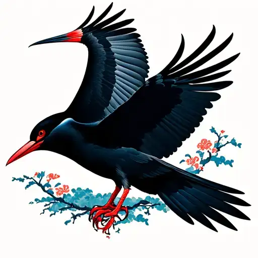 A Male Frigatebird In The Air