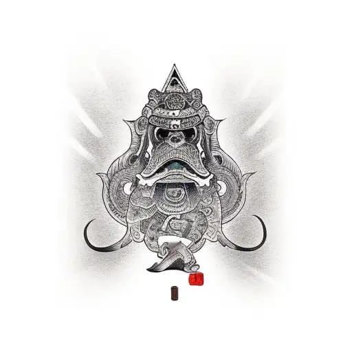 Ace Of Spades With A Dog