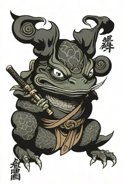 Samurai Frog