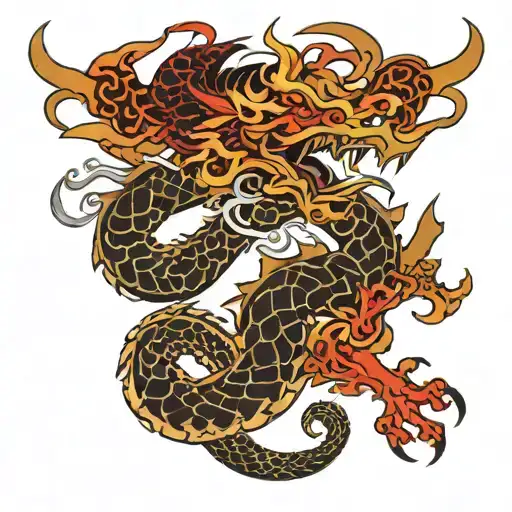 Viking Dragon Symbol