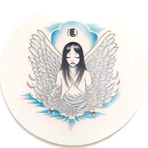 Angel Falling From Sky