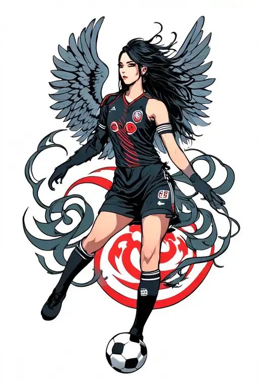 Soccer And Evil Witchblade Angel