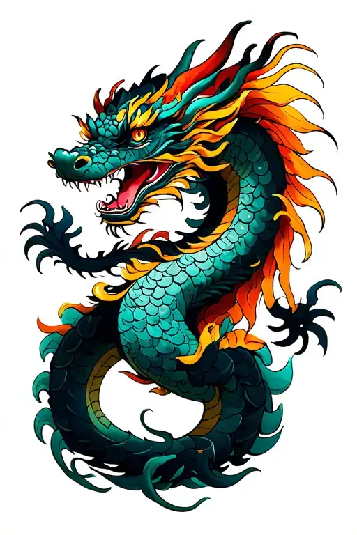 Asian Dragon Wrapped