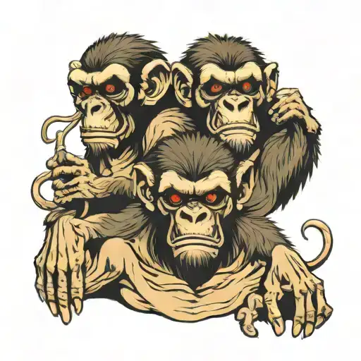 See No Evil Hear No Evil Speak No Evil Dead Monkeys