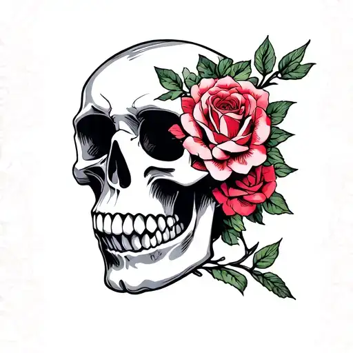Skull And Roses