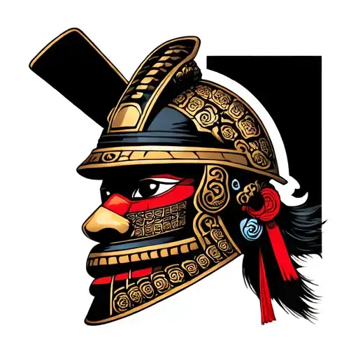 Samurai Helmet Adorned