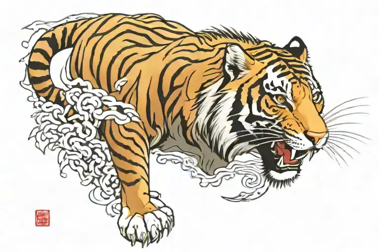 Animal Sleeve Tiger Lion Puma Gyptian