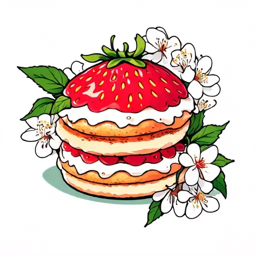 Strawberry Shortcake And Orange Blossom Cartoon