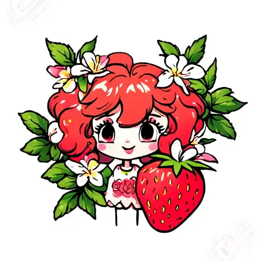 Strawberry Shortcake And Her Best Friend Orange Blossom Cartoon From 1980S
