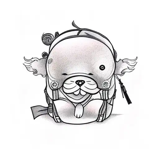 A Baby With A Backpack