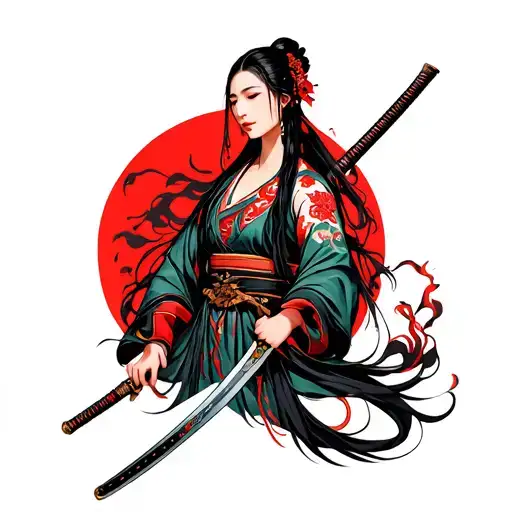 Malenia Of Elden Ring With A Katana