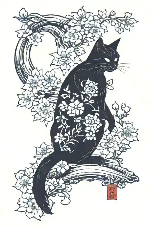 Black Cat Silhouette