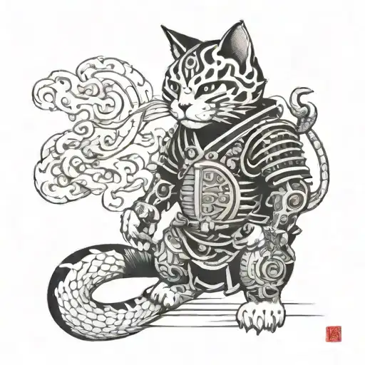 Mechanical Cat Warrior