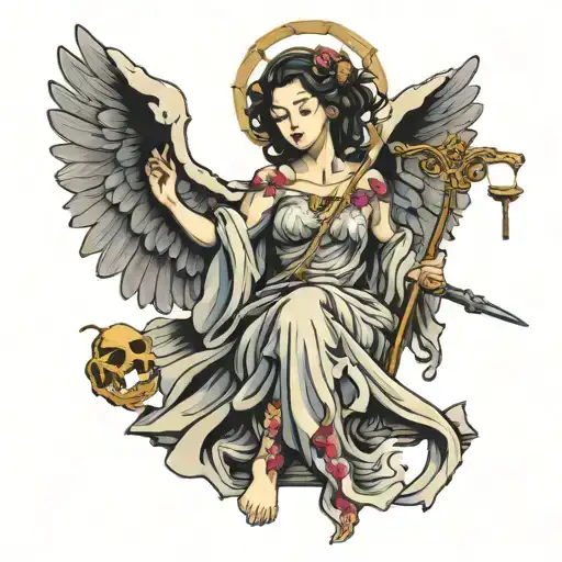 Lady Justice Angel Undead