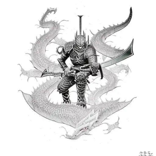 Sword Dragon Slayer From Berserk Stuck In Grass