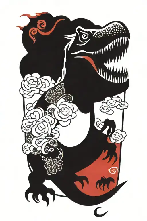 T-rex With Long Arms