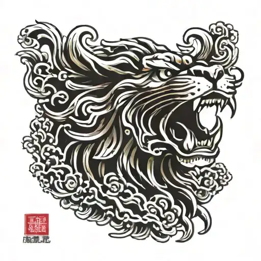 Guardian Lion Head