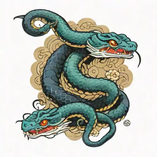 Oroborus Snake Surrounding