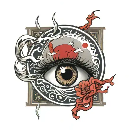 Eye Tear Japan Style Blood Moon