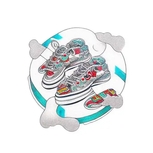 Dancing Sneakers Shoelaces Become Dna