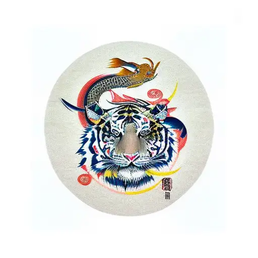 Crane And Tiger Back