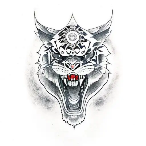 Warrior Tiger Skull