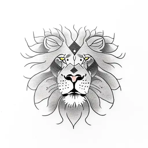 Lion And Peony