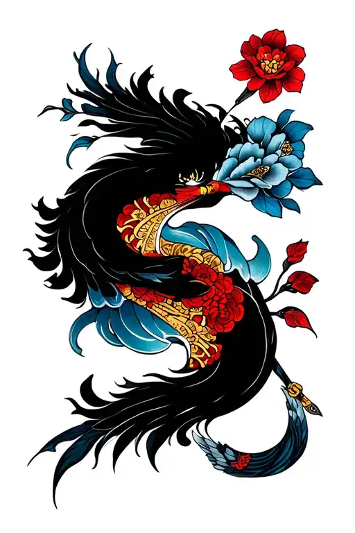 Dart Surrounded By Intricate