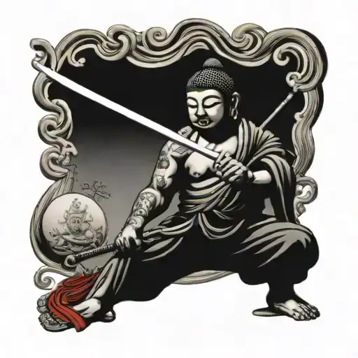 Buddha With A Katana
