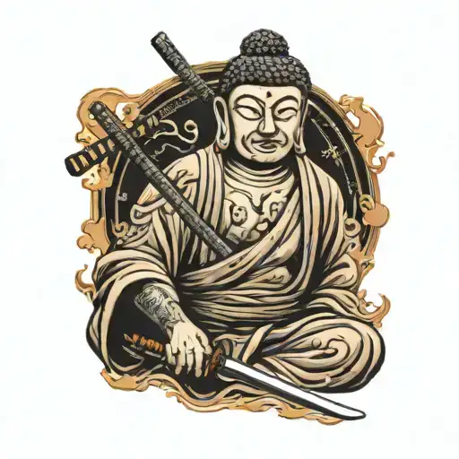 Buddha With A Katana