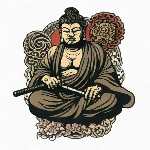 Buddha With A Katana