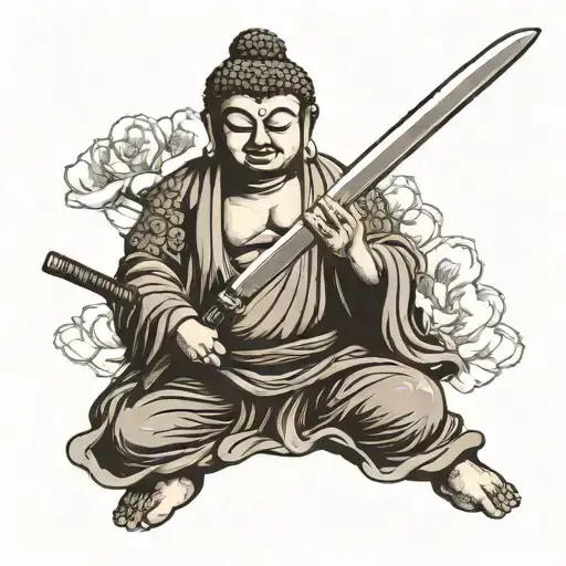 Buddha With A Katana