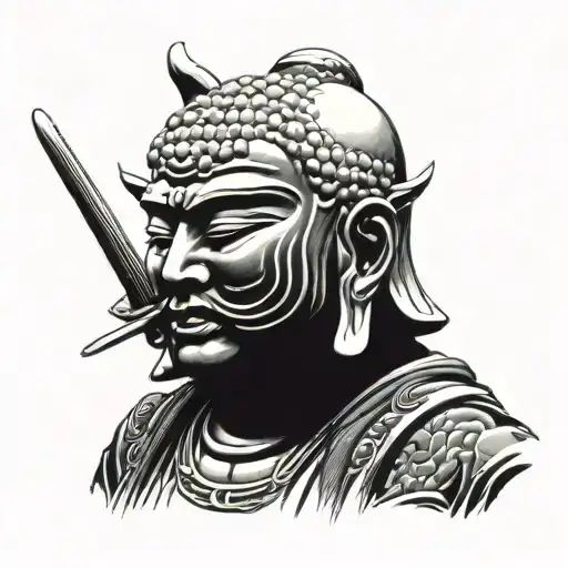 Buddha Samurai Mask
