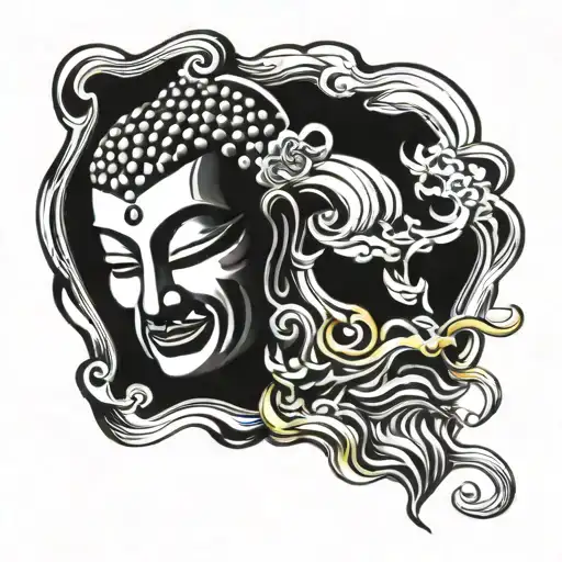 Buddha Samurai Mask
