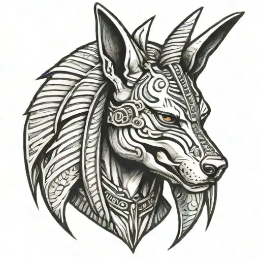 Anubis Color Realistic