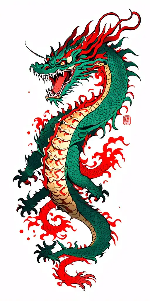 Dragon Strong Man Blood Warior Yakuza