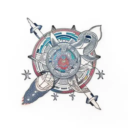 Starship Over The Beach