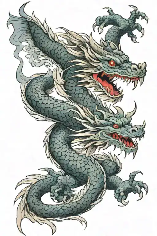 Horror Dragon Sleeve