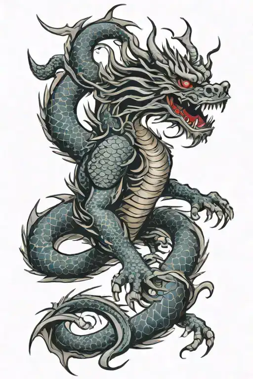 Horror Dragon Creature